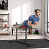Back Extension Roman Chair Hyperextension Bench Adjustable Leg Roller Back Abs