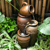 Pour Kettle Well Water Fountain Fountain with Electric Pump for Patio Decorative