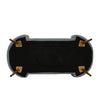 Modern Ottoman Bench Fabric Padded Footrest Entry Hallway Shoe Bench Window Seat