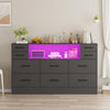 10 Drawers Chest of Drawers Bedside Cabinet Storage Bedroom Furniture Non-woven