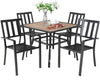Outdoor Dining Sets Square Table Patio Furniture Sets Dining Table Chairs Sets