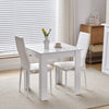 Modern 110/75cm Wooden Dining Table for Dining Room Kitchen for 2-6 People