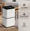 Wheeled Home 12L Dehumidifier For Mould And Moisture Extraction 25㎡ Quiet 36dB
