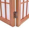 Home 3 Panel Folding Room Dividers Wall Privacy Screen Panels Plaid Separator