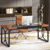 Tribesigns 160 cm Executive Desk, Large Office Computer Desk with Metal Frame