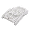 Sun Lounger Outdoor Garden White Plastic Reclining Relaxer Bed Portable Recliner