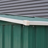 Green Metal Garden Sheds 8FTx6FT Outdoor Bike Tools Storage House Lockable