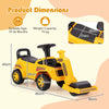 Toddlers Push Car Kids Ride on Construction Vehicle Foot-To-Floor Ride On Toy