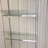 3'x5'ft Outdoor Metal Storage Shed Utility Room Tool Shed For Garden With Shelf
