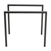 2x Industrial Steel Table Legs Stand Feet Trapezium X A Sandglass Shape Frame UK