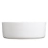 Modern Gloss White Bathroom Sink Wash Basin Round Countertop Ceramic Bowl Waste