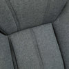 Vinsetto High Back Home Office Chair Swivel Linen Fabric Desk Armchair, Grey