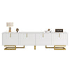 Modern TV Stand 160cm 4-Door TV Unit Cabinet Storage Living Room Furniture White