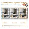 Dressing Table Vanity Set Makeup Desk with Dimmable 10 LED Light Mirror Stool