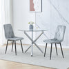2/4/6Pcs Velvet Dining Chairs Side Chair for Dining Living Room Kitchen Chairs