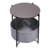 Vintage Bedside Table Coffee Table Nightstand Side End Table Storage Shelf Desk