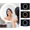 LED Mirror Dressing Table Vanity Make up Desk with 5 Drawers and Stool