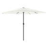 Garden Parasol with Steel White 248x248x248 S2L4