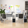 Modern Workstation Study Table Compact Home Office Desk-White