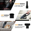Car Hoover with Large-Capacity Battery, Handheld Vacuum Cleaner for Car/Home