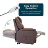 RISE & RECLINE Chair Electric Lift Recliner Armchair Dorchester Dual Motor Seat