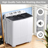 Twin Tub Washing Machine Portable Laundry Machine w/ 4.5 kg Washer &1.5 kg Dryer