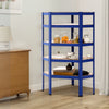 Heavy Duty Metal Garage Shelving Unit 5 Tiers Boltless Utility Storage Racking