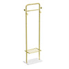 Heavy Duty Marble Coat Rack Freestanding Clothes Rail Hanger for Bedroom Hallway