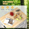 Modern Kitchen Island Wooden Floor Sideboard Buffet Server Cabinet w/ Drawer
