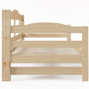 Pull Out Wooden Day Bed Sofa Frame with Trundle Guest Bed Pine 3FT Single