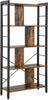 Bookshelf Living Room Bookcase 4-Tier Storage Shelf, Office, Study, Rustic Brown