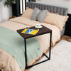 Sofa Side Table C-Shaped Industrial Coffee Snack Table Laptop Stand-Coffee