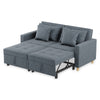 2-Seater Sofa Bed Convertible Chair Double Sleeper 3-in-1 Pull Out Chair
