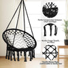 Hammock Swing Chair Hanging Rope Seat Net Chair Garden Macrame Swing Out/Indoor