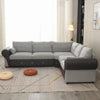 Panana Sofa Suite Set 3 2 or Corner Chaise in Dark Grey Or Light Grey