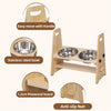 Adjustable Elevated Dog Bowls Tall Raised Feeder Stand for Large Dogs Medium Dog