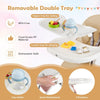 4-in-1 Baby High Chair toddler Foldable Feeding Chair w/ Removable Cushion