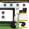16FT Inflatable Projector Screen 16:9HD Outdoor Mega Movie Screen w/Air Blower