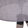 Free Standing Floor Lamp Bedside Light with Tripod Holder Fabric Shade Grey
