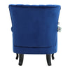Upholstered Velvet Armchair Oyster Wing Back Chair Single Sofa Lounge Fireside