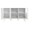 Sideboard Buffet Storage Cabinet with 6 Compartments for Living Room Dining Room