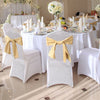 10-100pcs Dining Stretch Chair Cover Shiny Large Back Wedding Party Slipcover