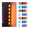 2025 TRUFLAME™ 7COLOUR LED BLACK 72CM WIDE GLASS FLAT ELECTRIC WALL MOUNTED FIRE