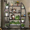 XXL Large Industrial Plant Stand Thicken Metal Tube Flower Rack Staggered Shelf