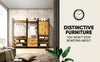 Double Open Wardrobe Cupboard with 4 Shelves Storage Unit Clothes Rail Stand