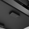 High Gloss 180cm Black LED TV Stand Cabinet Unit Stroage Glass Shelves Sideboard