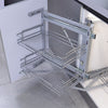 Blind Corner Pull Out Larder Kitchen Pantry Cupboard Cabinet Storage Organiser