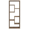 Wall Shelf Brown Oak 36x16x90 cm Engineered Wood