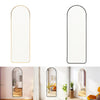 Full Length Dressing Mirror Rectangular Arched Mirror for Wall or Closet Hanging