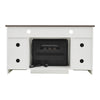 Modern TV Stand Cabinet & Electric Fireplace Fire Log Heater Flame Remote& Timer